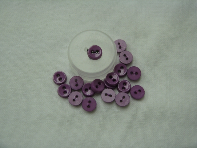 Tiny Buttons - 1/4" Violet